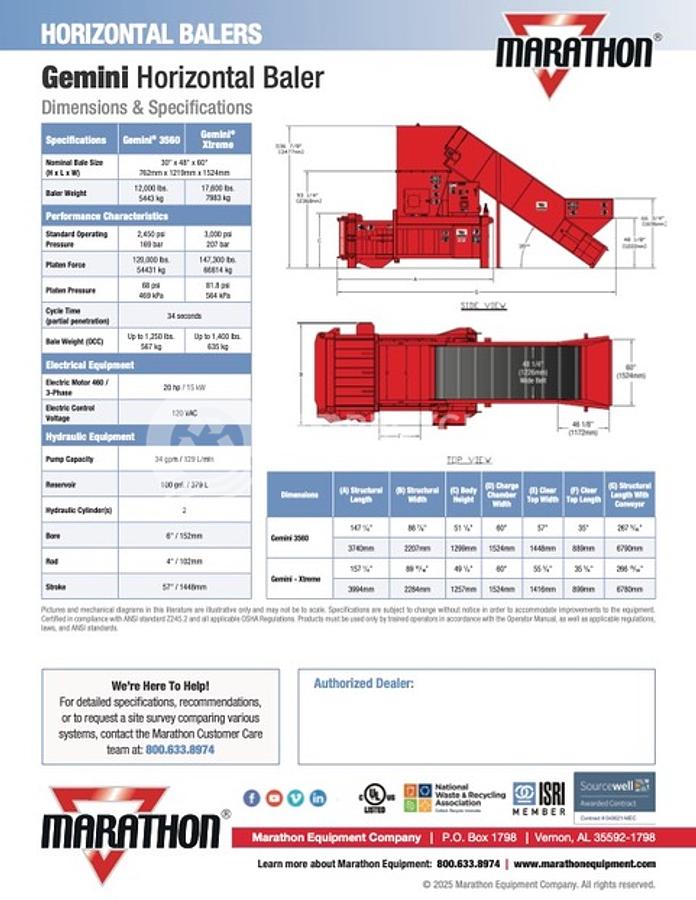 Used 2014 Marathon Gemini Xtreme