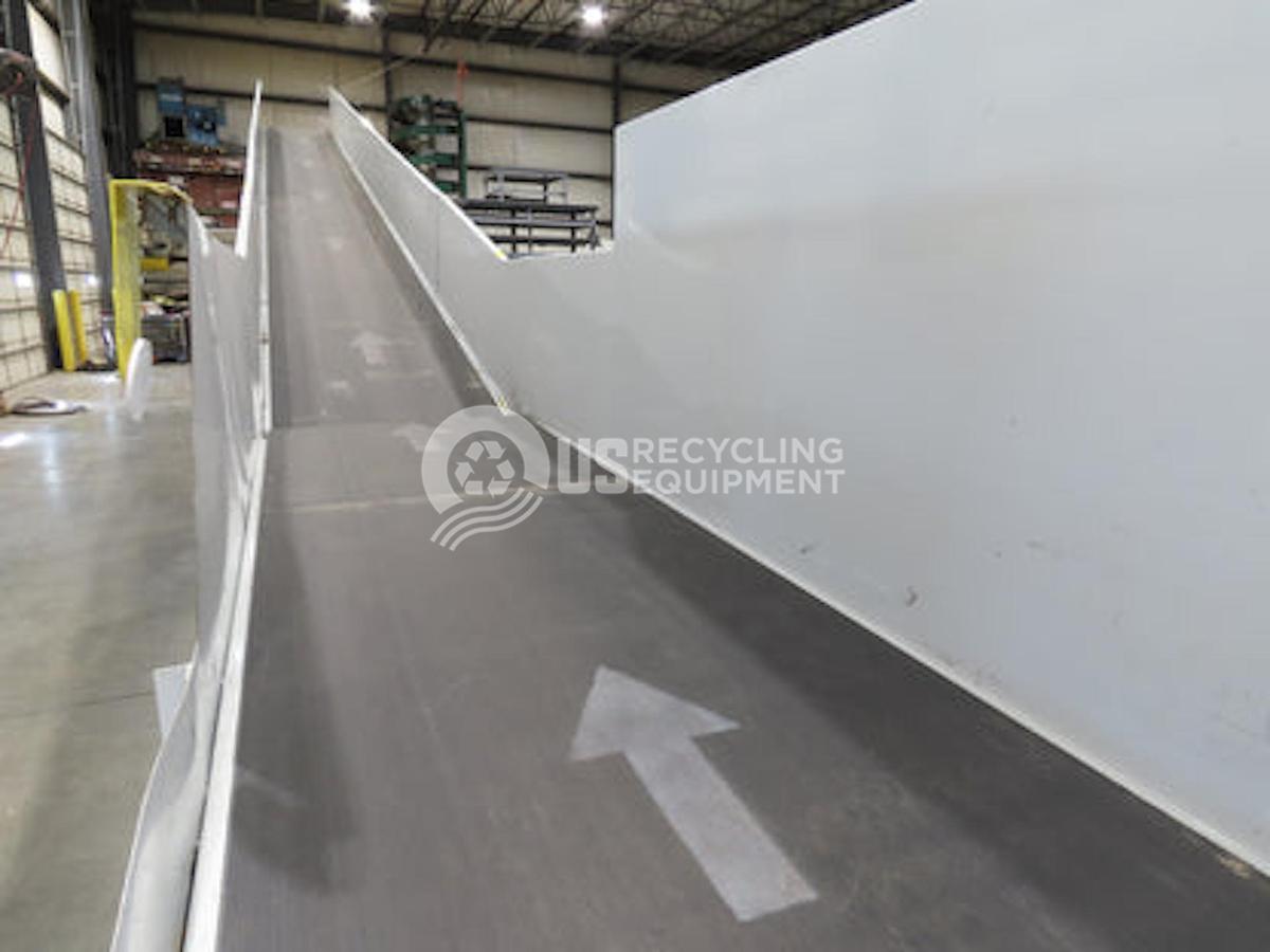 Used Unknown Manufacturer Used 35 inch X 51 foot Inclined Conveyor