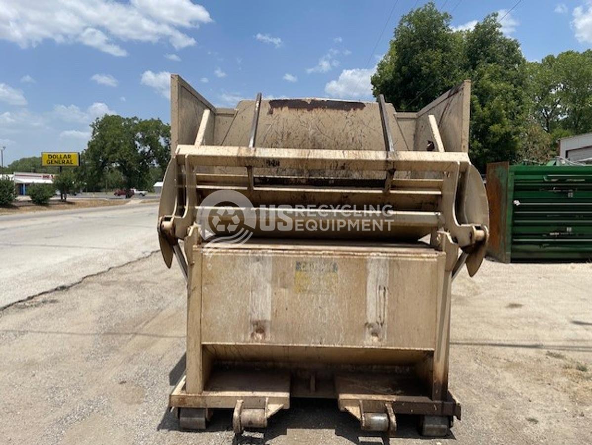 Used 2012 JV Manufacturing SCR-T2-34 Self Contained Compactor with Rear Cart Tipper