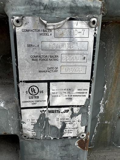 Used Wastequip Stationary Compactor