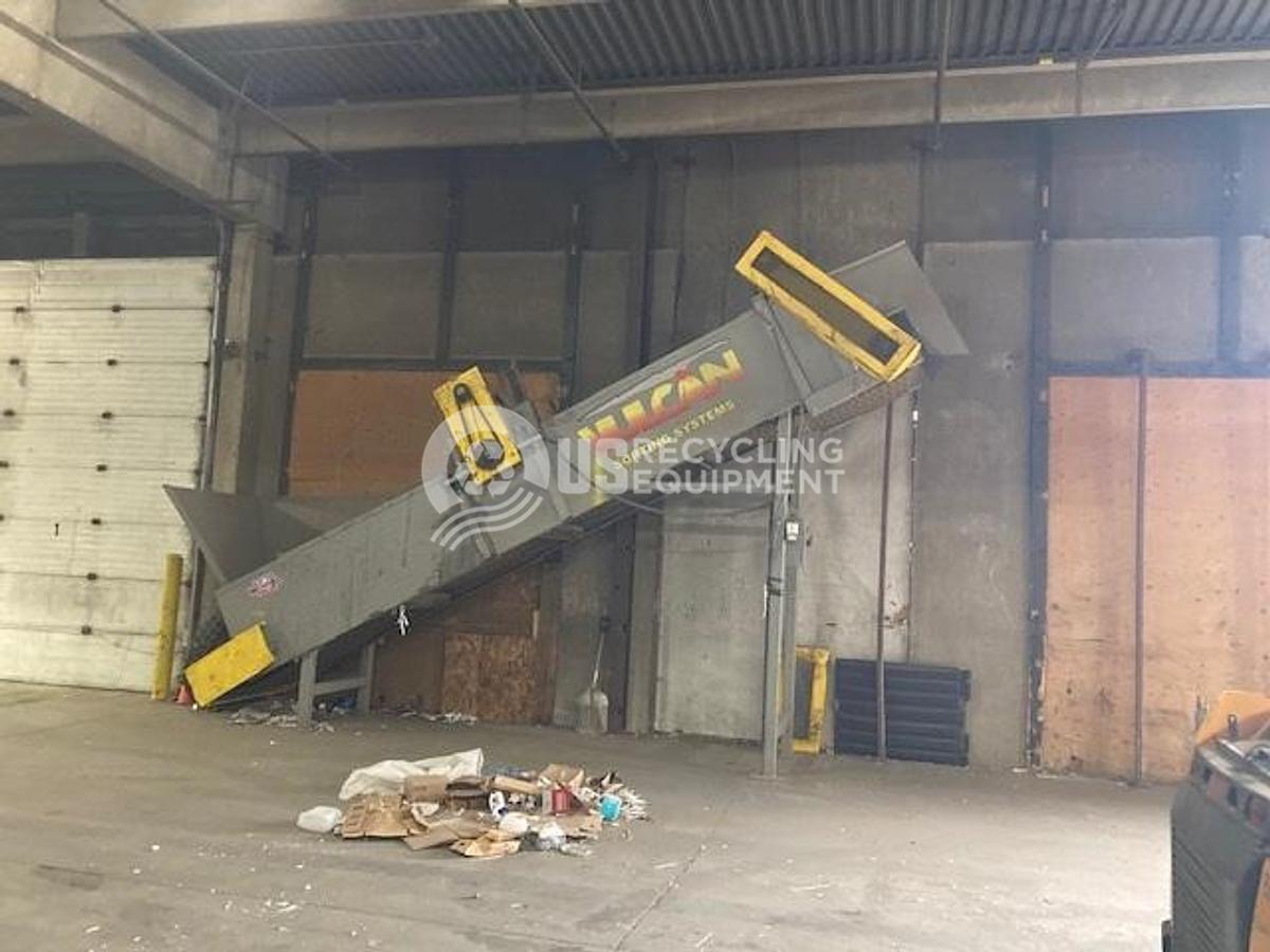 Used Vulcan TS-722 Trommel with Metering Conveyor