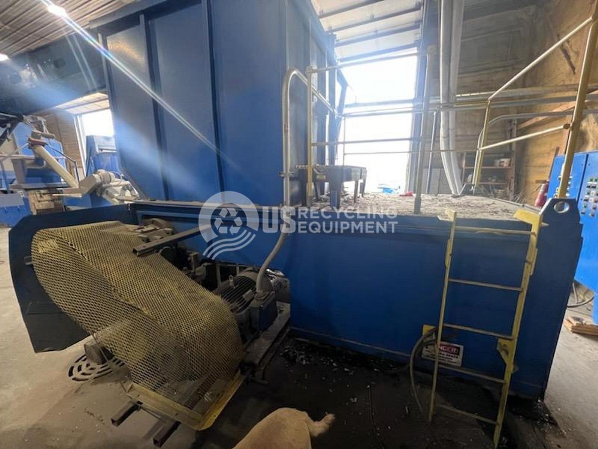 Used Shred-Tech (2) 150 HP Single Shaft Shredder