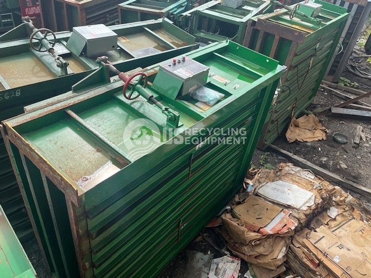 Used PTR Eight (8) 7230 Vertical Balers