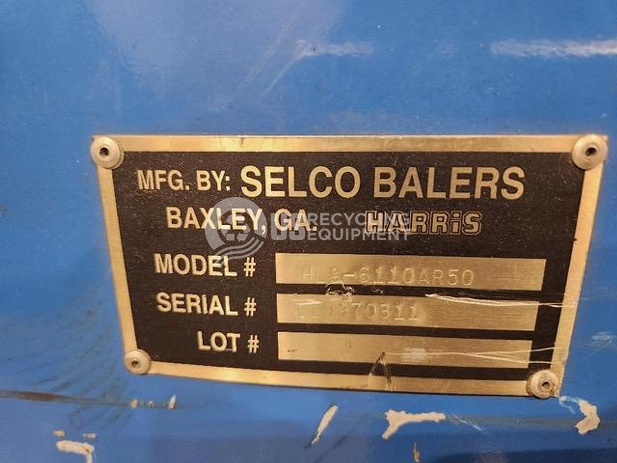 Used Harris-Selco HLO-6110-AR50 Auto Tie with Conveyor