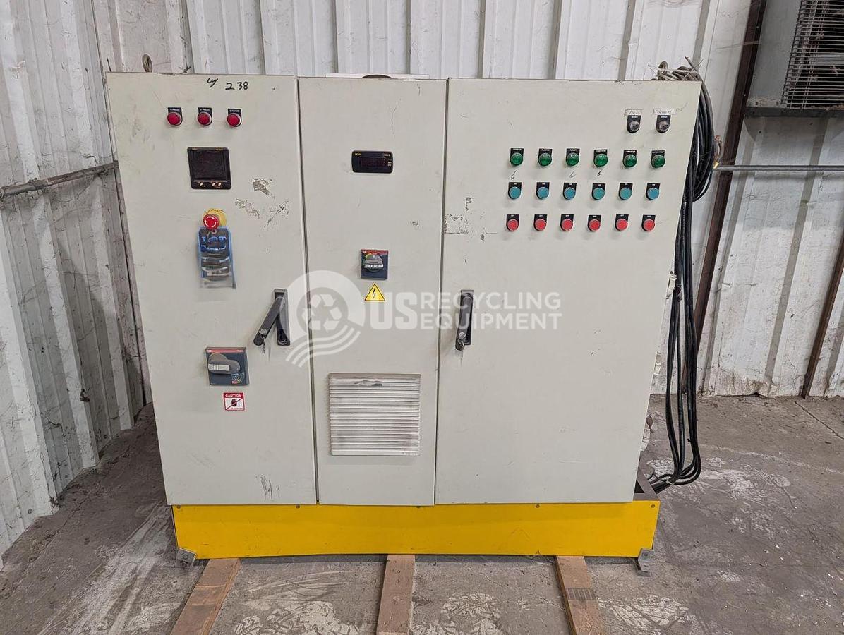 Used Unknown Manufacturer Used 150HP Granulator with Conveyor