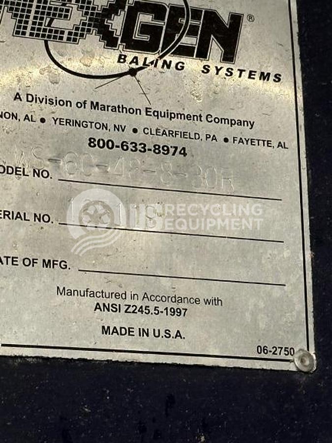 Used 2005 Nexgen WS-60-48-8-30R Horizontal