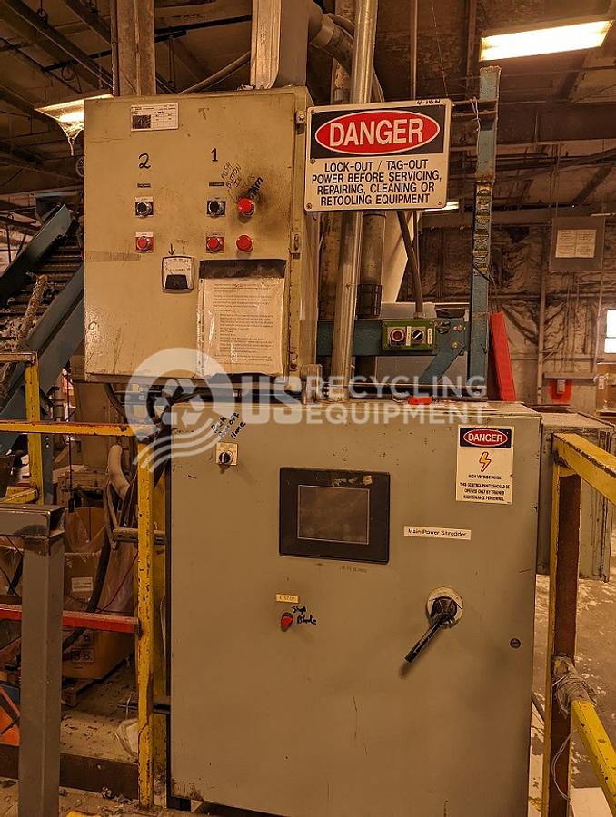 Used Republic/Cumberland Split-Apart Shredder & Granulator System