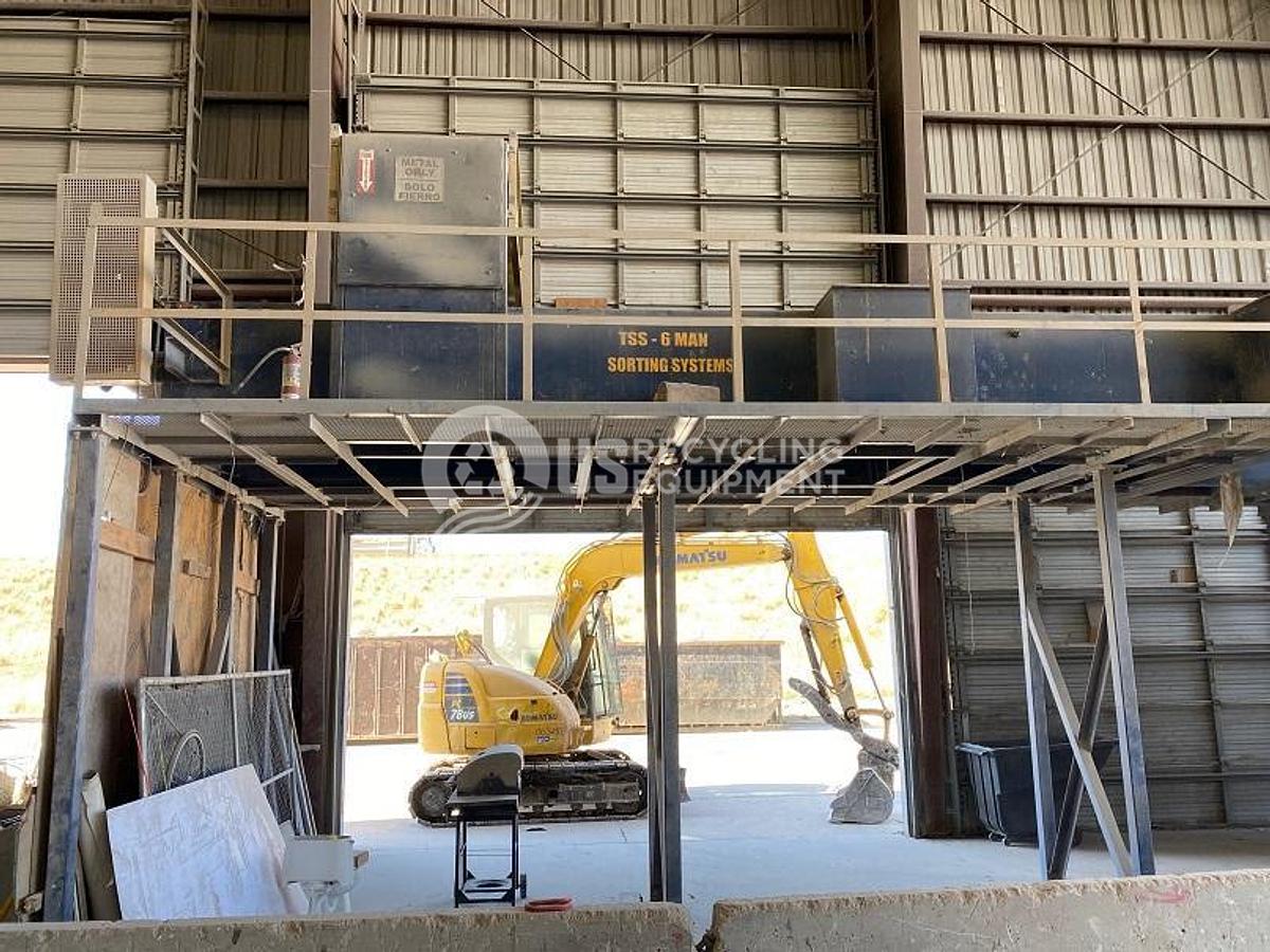 Used Tuffman 6-Man Stationary Sort Line