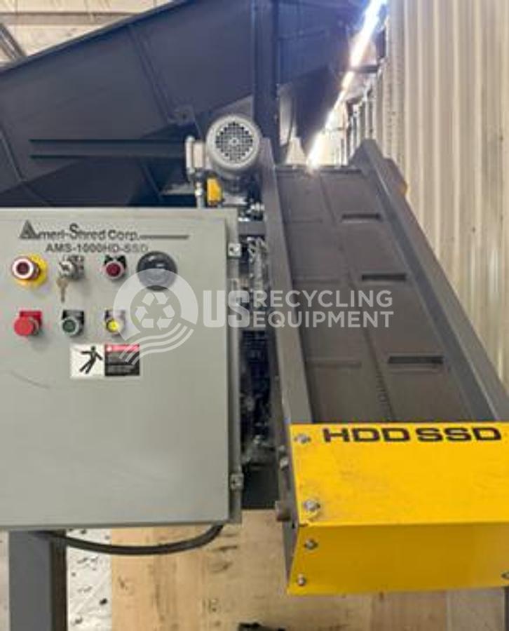 Used 2022 Ameri-Shred AMS-1000HD-SSD Hard Drive Shredder