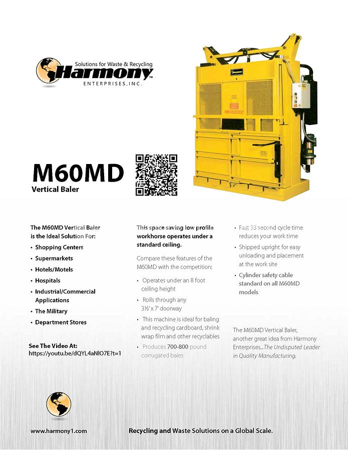 Used 2015 Harmony M60MD