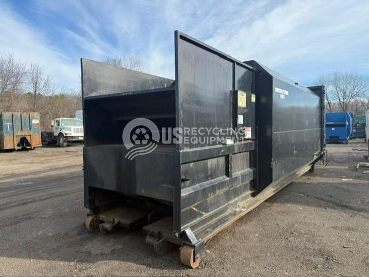 Used 2017 Wastequip Two (2) 265X Self Contained with cart tippers