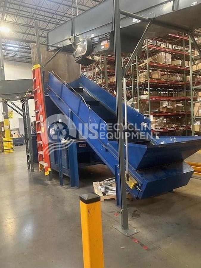 Used American Baler PW-3560 Horizontal with Conveyor