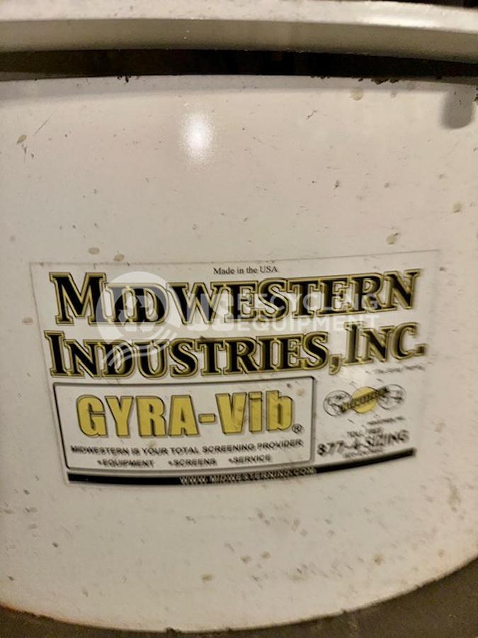 Used Midwestern MR60C60-72-R Vibratory Seperator