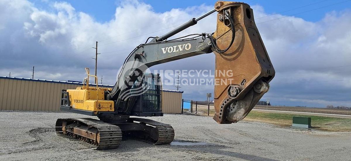 Used 2010 Volvo EC210CL Excavator with Genesis GXP400 Shear