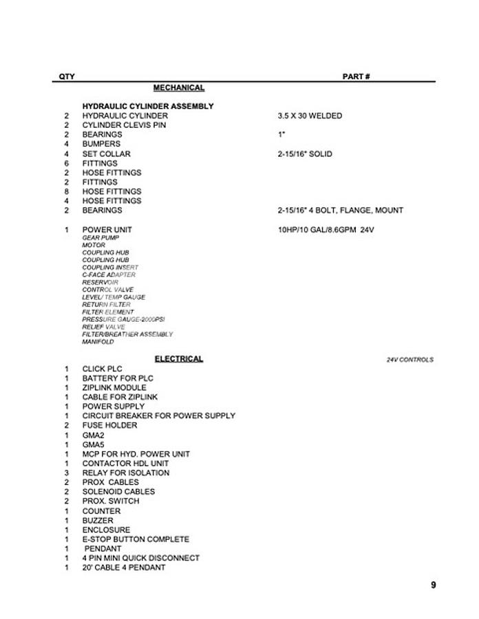 Used REM Two (2) Heavy Duty Lifts