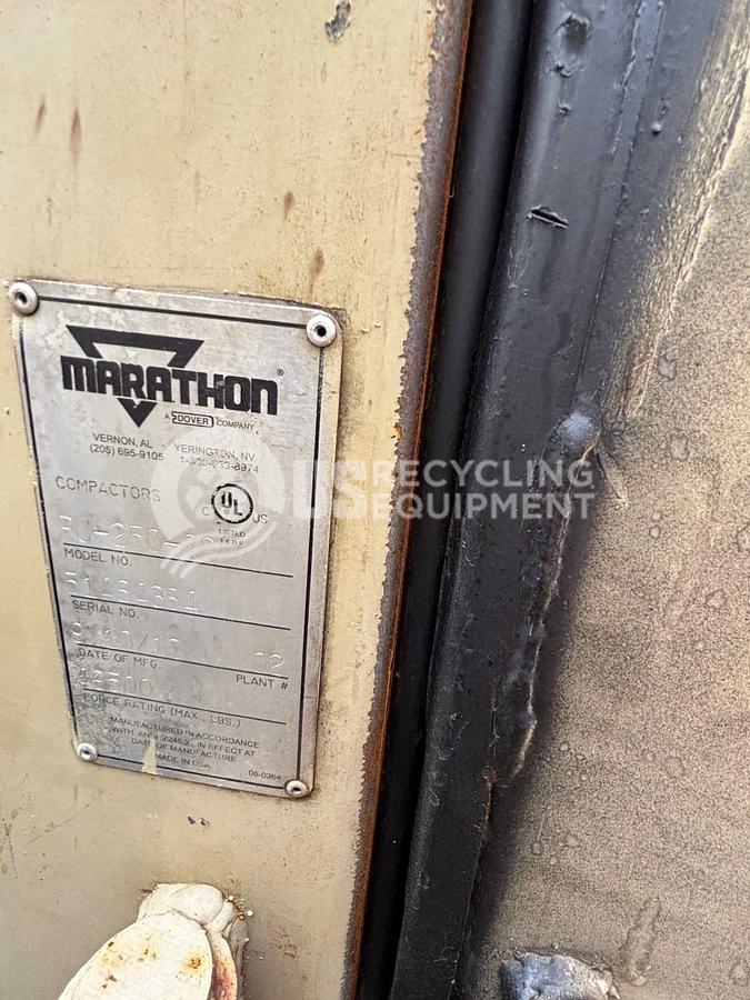 Used Marathon Four (4) 30 Yard Self Contained Compactors