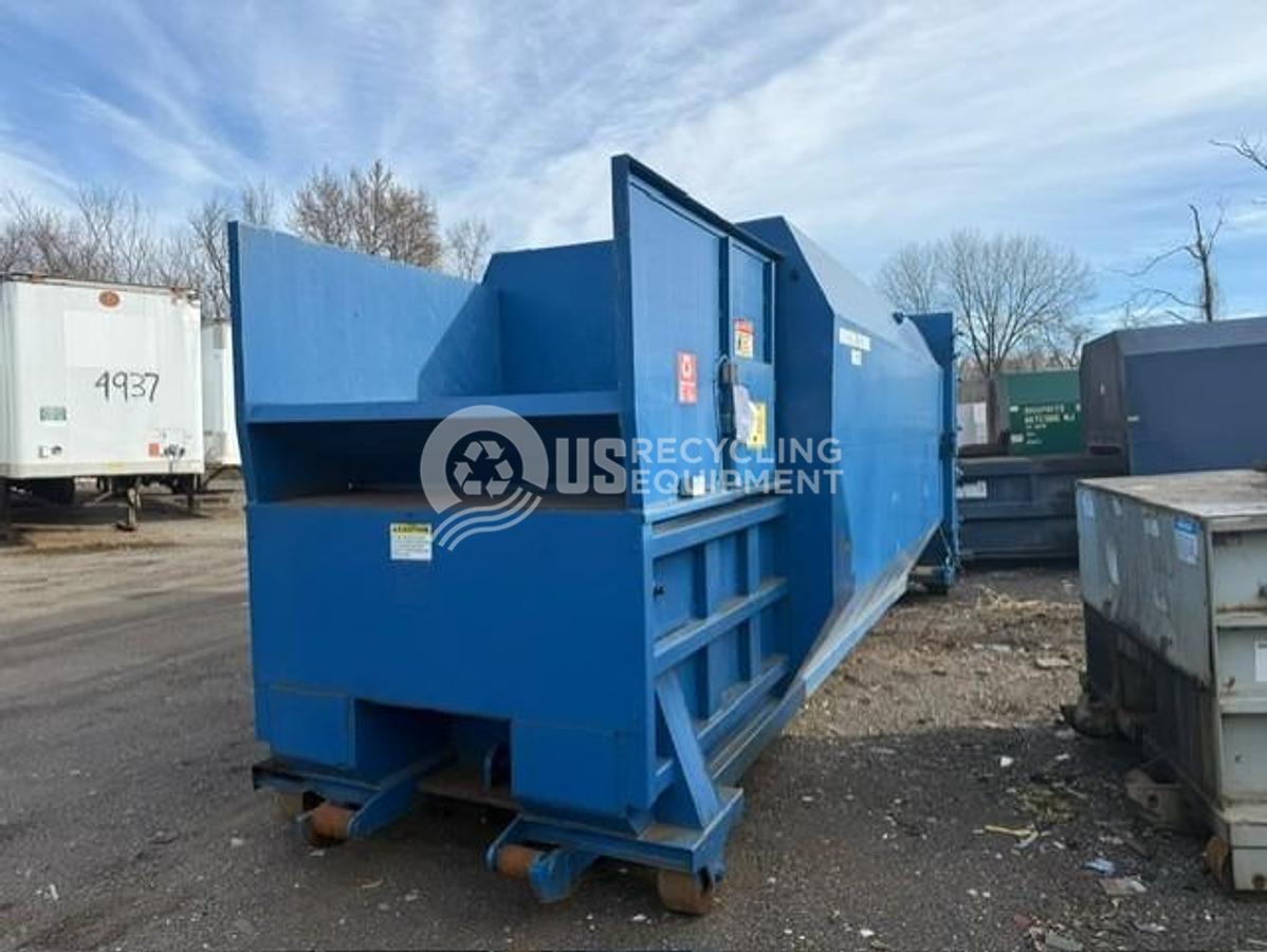 Used 2017 Wastequip Two (2) 265X Self Contained with cart tippers
