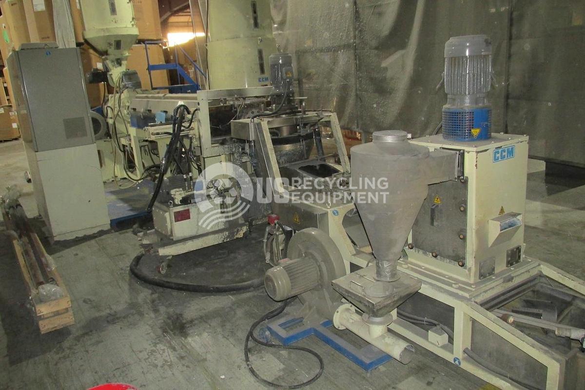 Used 2014 Chi Chang CC TY-120-100LW Pelletizing Extrusion Line