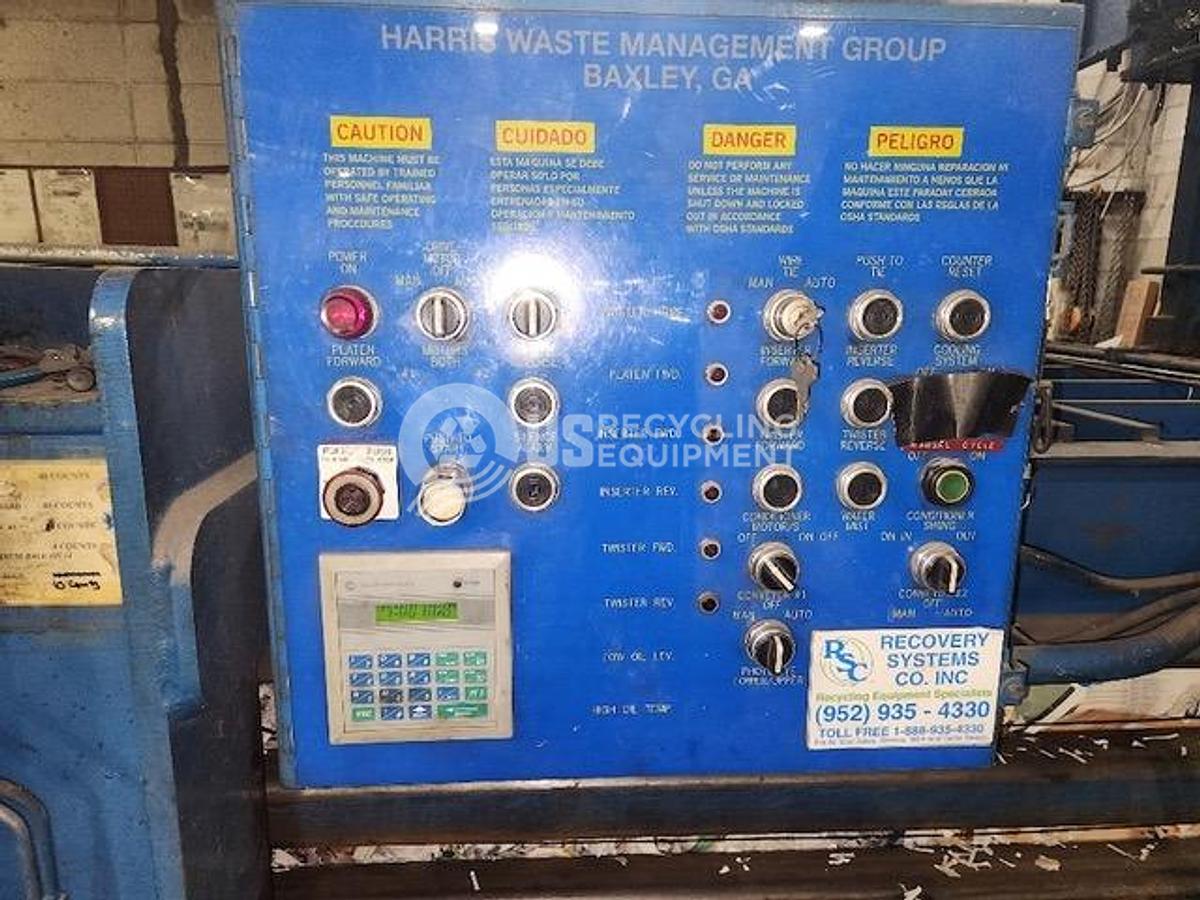 Used Harris-Selco HLO-6110-AR50 Auto Tie with Conveyor