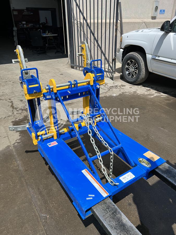 Used Vestil Automatic Eagle Beak 2 Drum Holder