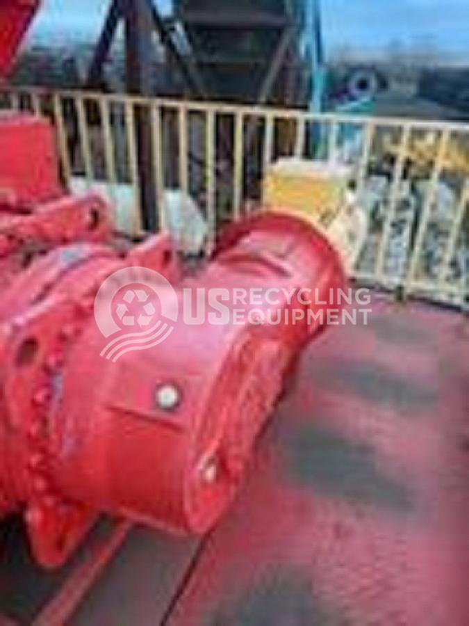 Used Eidal Dual Shaft Shredder with Conveyors