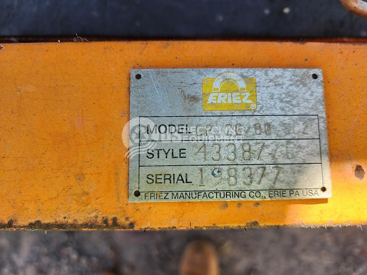 Used ERIEZ 79" Crossbelt Magnet