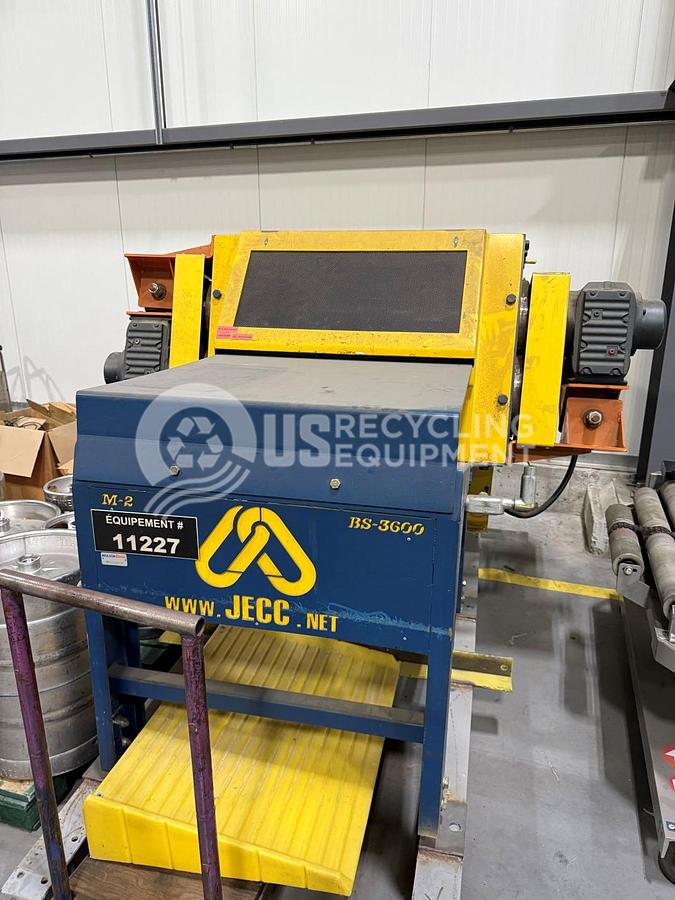 Used JECC BS-3600 Dual Shaft Shredder