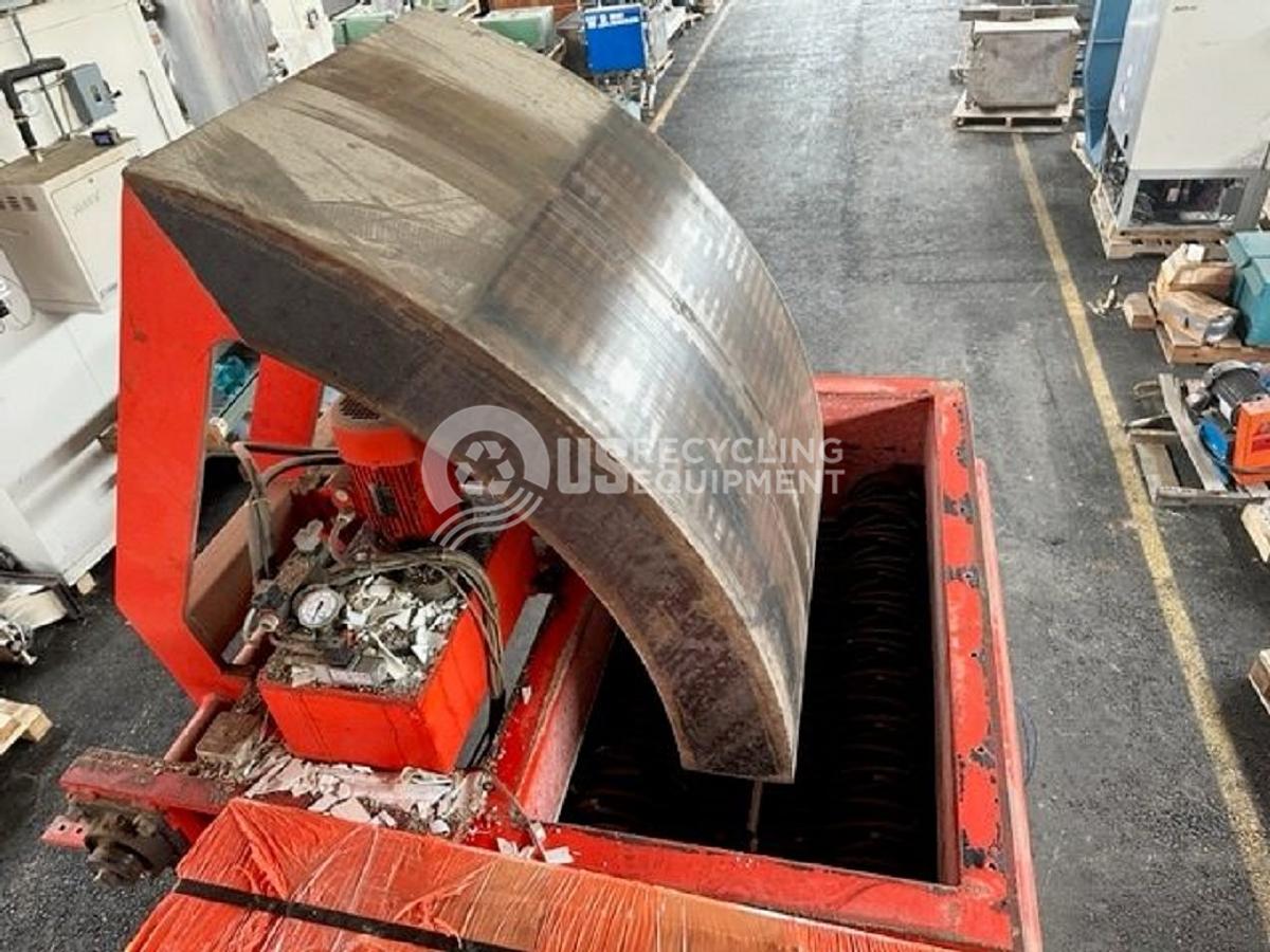 Used Welma ZMK60 Quad Shaft Shredder System