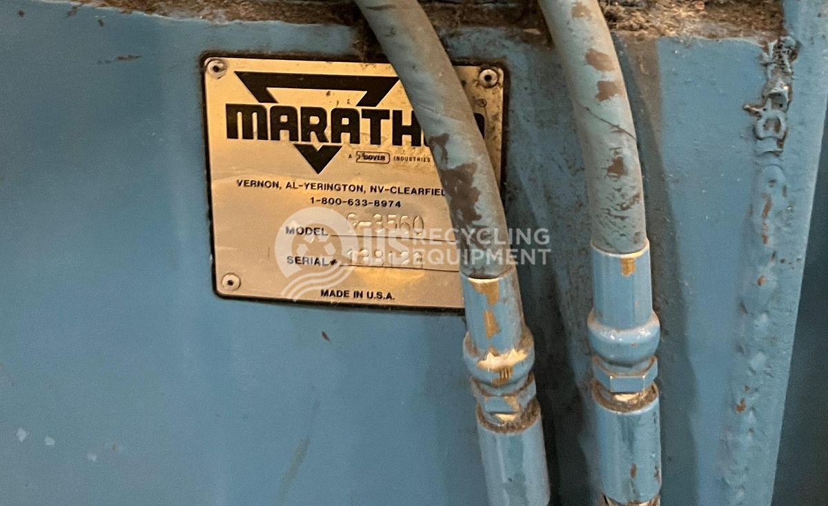 Used Marathon Gemini 3560 Closed Door, Full Penetration Horizontal Baler