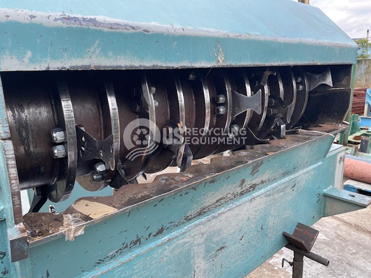 Used Maren Shredder/Conveyor/Horizontal Baler/Dust Control System