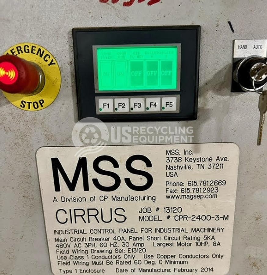 Used Hustler Bale Breaker/Sort Line