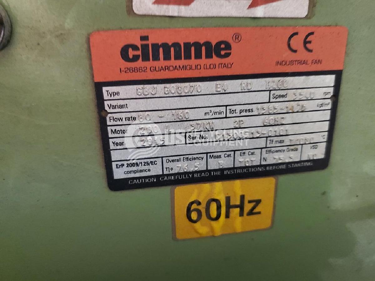 Used 2015 Cimme 200HP 6BJ G08070 B4 RD Turbo Mill