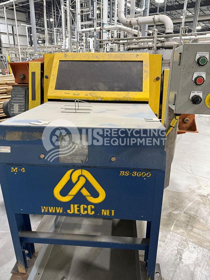 Used JECC BS-3600 Dual Shaft Shredder