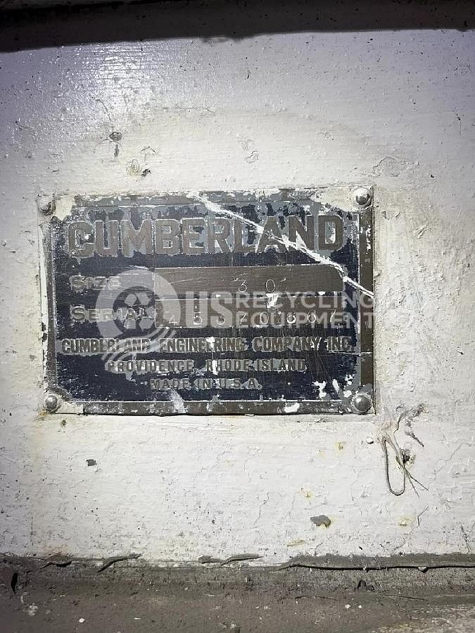 Used Cumberland 30" x 60" 100HP Granulator