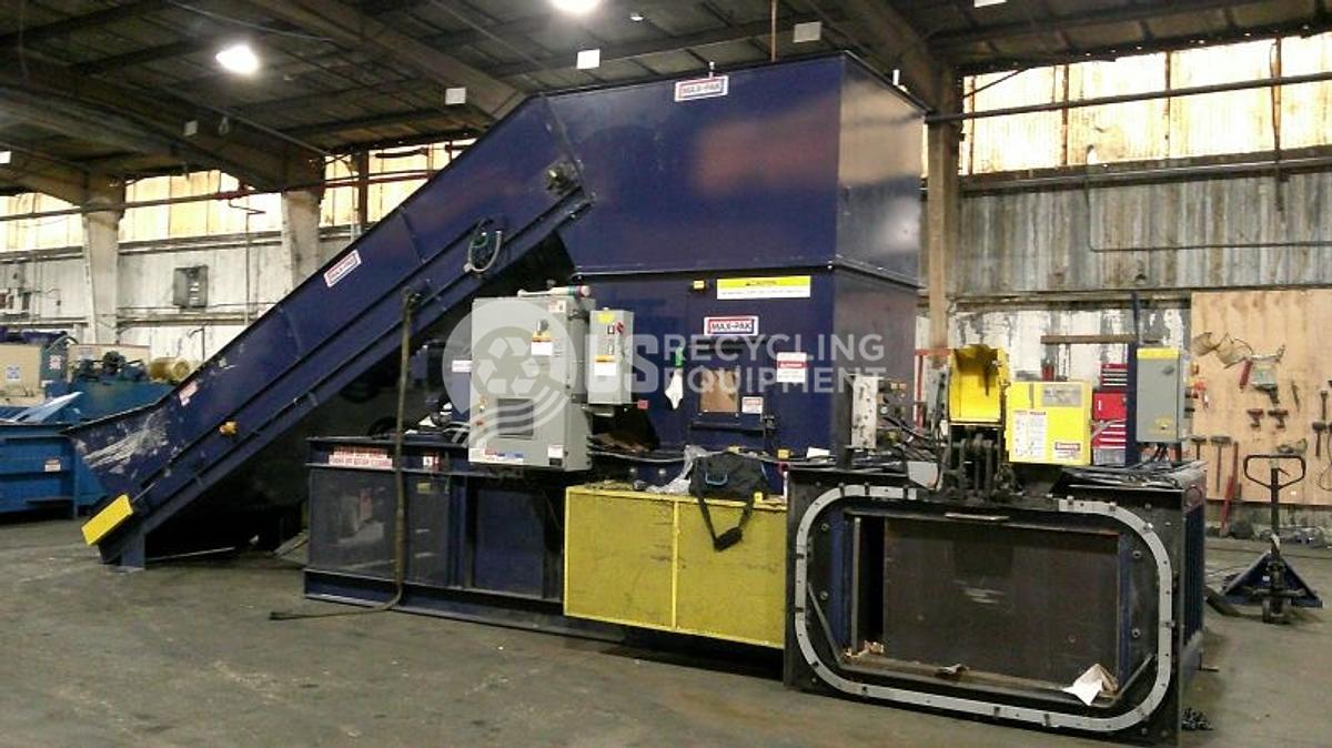 Used Max Pak MP2R-60-308 ANS with Feed Conveyor