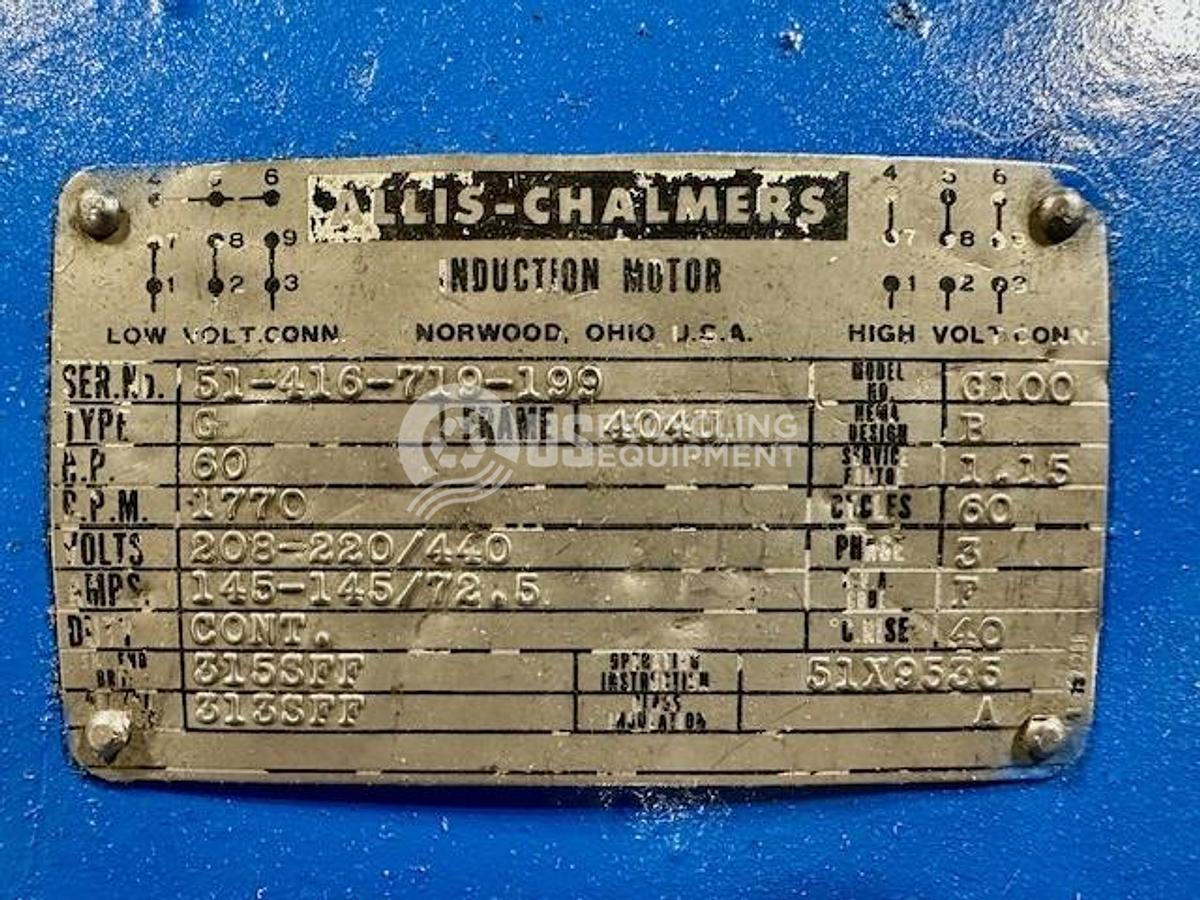 Refurbished Cumberland 37B 60HP Granulator