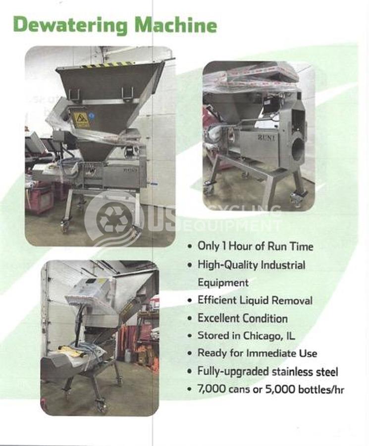 Used Runi SK240 Dewatering Machine