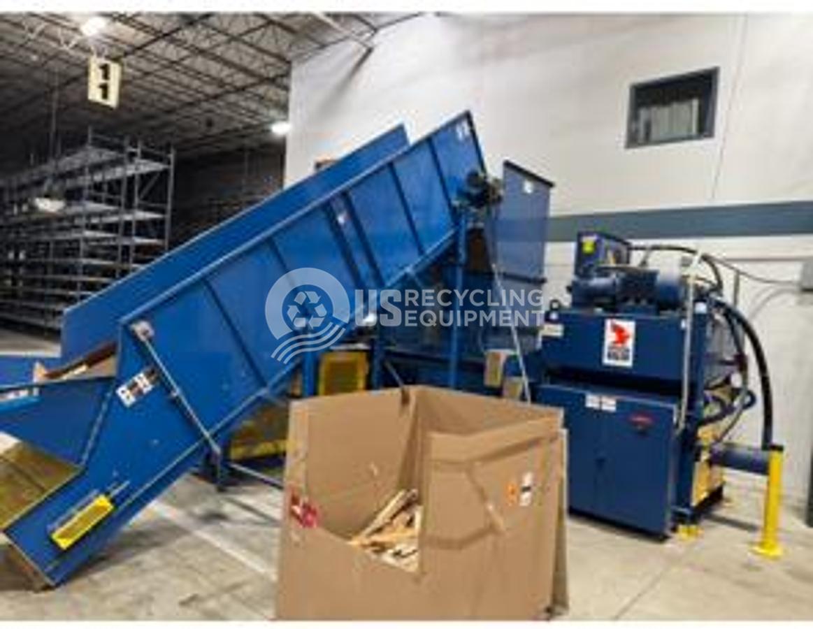 Used 2021 American Baler DC6348-8T30 Horizontal with Infeed Conveyor