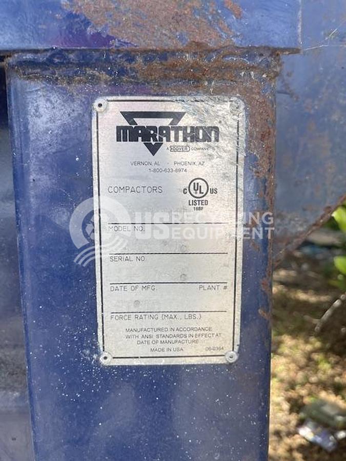 Used 2016 Marathon RJ-225HD Stationary Compactor