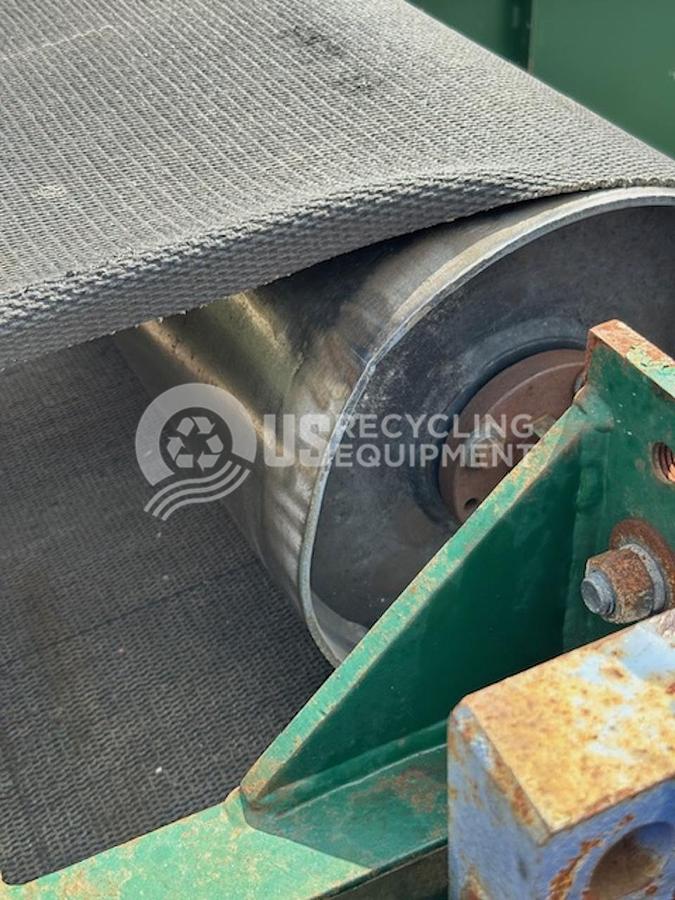 Used SM-Bevel 22' Conveyor with Magnetic Head Pully