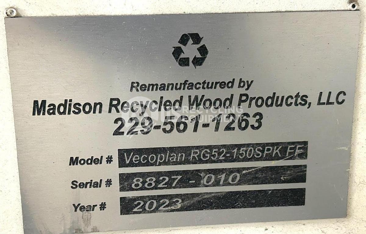 Refurbished Vecoplan RG52-150SPK FF Single Shaft System