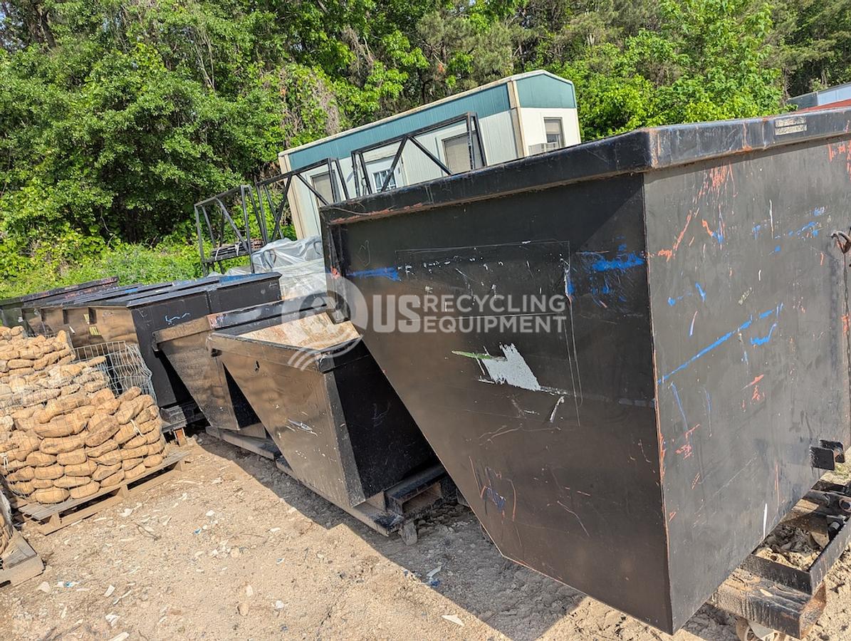 Used Unknown Manufacturer: Used Seven (7) Tilt Hoppers