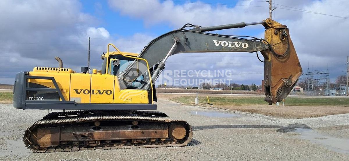 Used 2010 Volvo EC210CL Excavator with Genesis GXP400 Shear