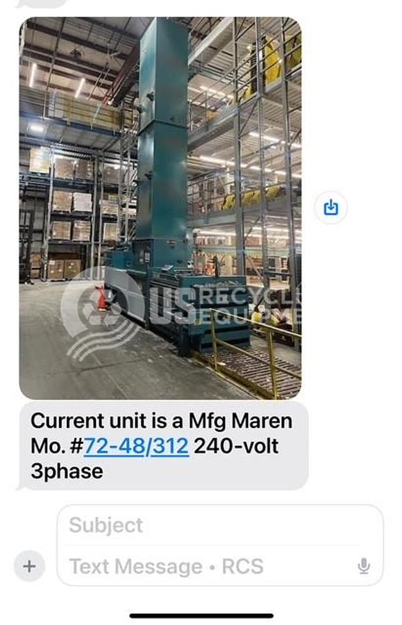 Used Maren 72-48/312 Closed Door Horizontal