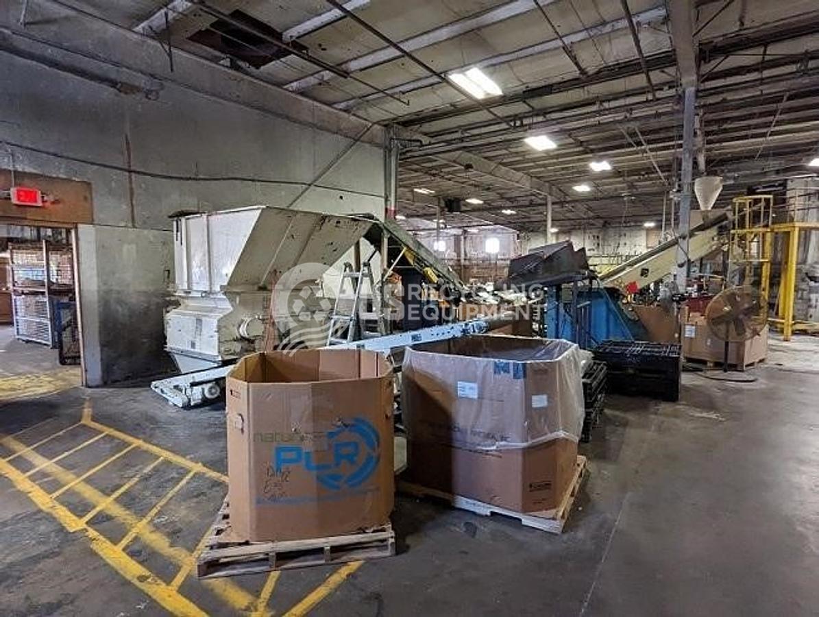 Used Vecoplan RG 52/60 Single Shaft Shredder System