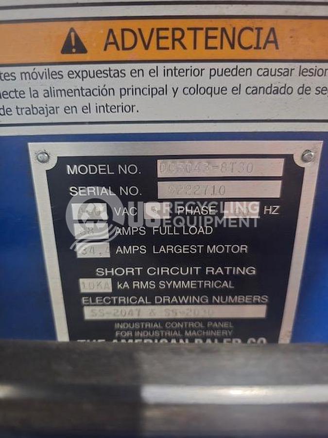 Used American Baler DC5043-8T30 Auto Tie Horizontal