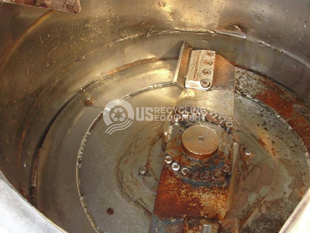 Used Agglomerator 200 HP SS Densifier with Conveyor