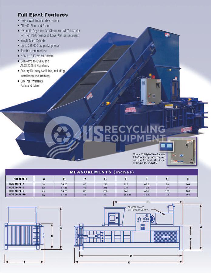 Used Max Pak HCE60FE-208NR Closed Door