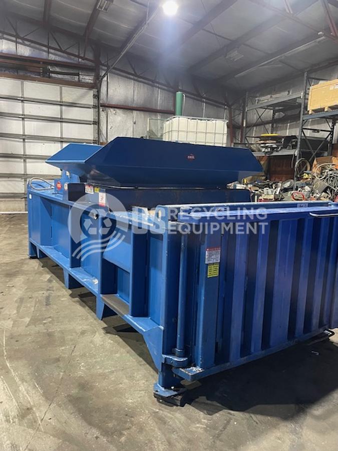 Used 2011 Excel EX-62 Full Penetration Baler with Excel Cart Dumper