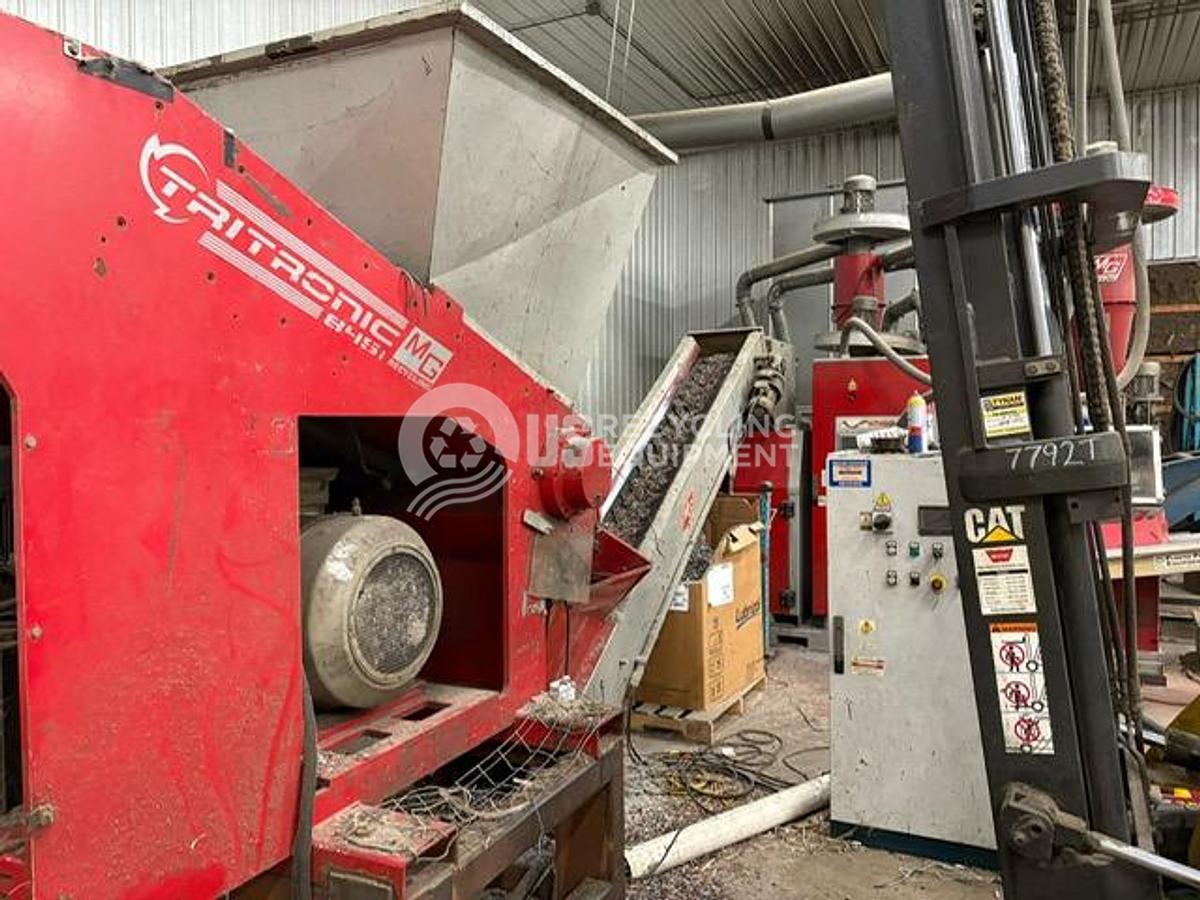 Used 2014 MG Recycling 380VZT Wire Granulation System